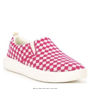 Woolloomooloo Byron Checkered Wool Slip-On Sneakers